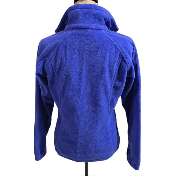 Columbia Cozy Zip UP Women's Purple Fleece Jacket Size Small - Picture 3 of 7